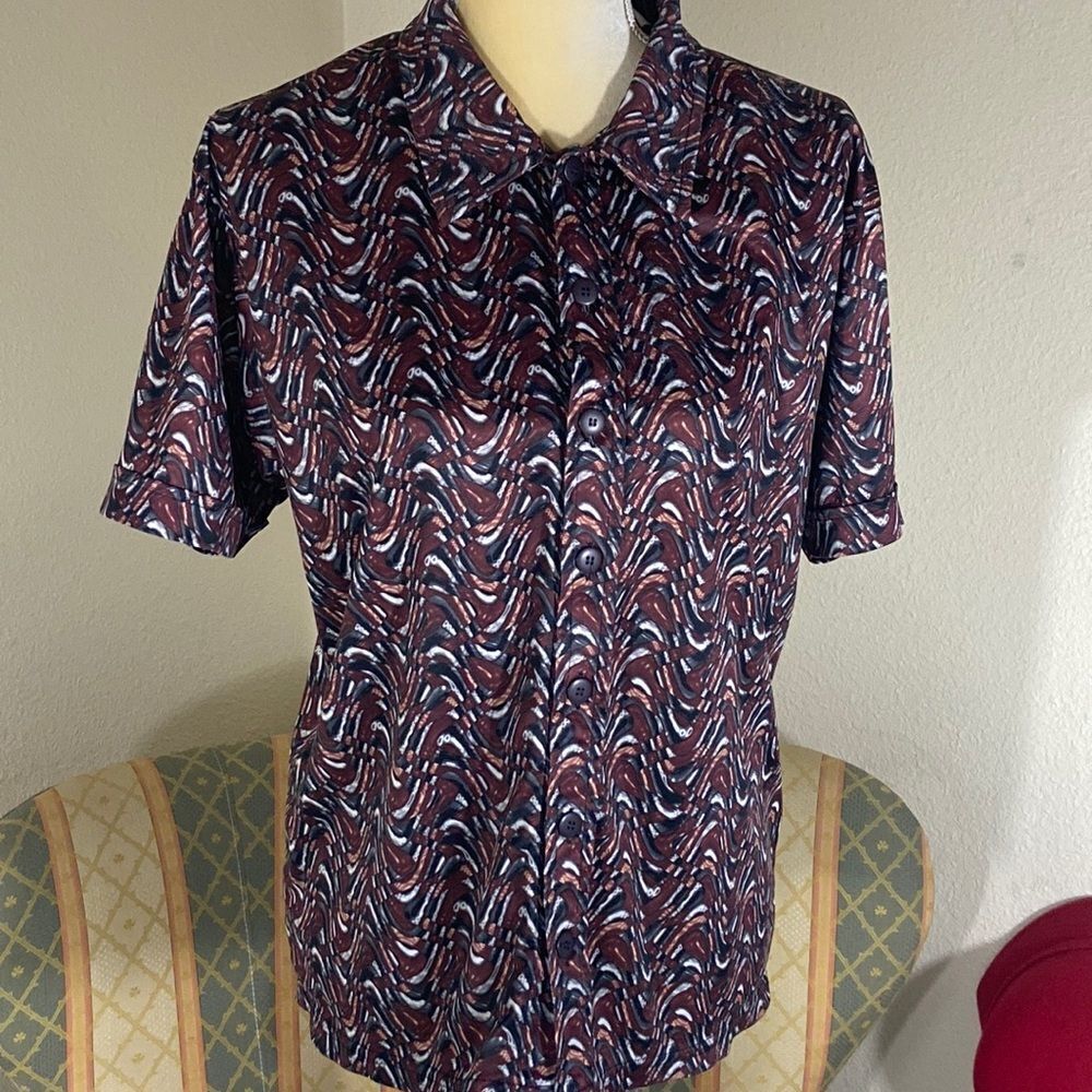 Vtg, Bugle Boy Since 1977 Women Blouse Size L